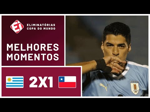Gols e lances de Uruguai x Chile