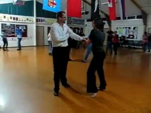 Ceroc Dance Rotorua, Beginner Routine by Eddie & Angela your host dancers.AVI