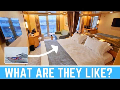 P&O Arcadia Deluxe Balcony Cabin Tour!