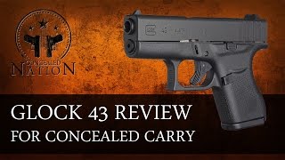 Glock 43 Review & 500 Round Torture Test With Angelfire Ammunition | Concealed Nation