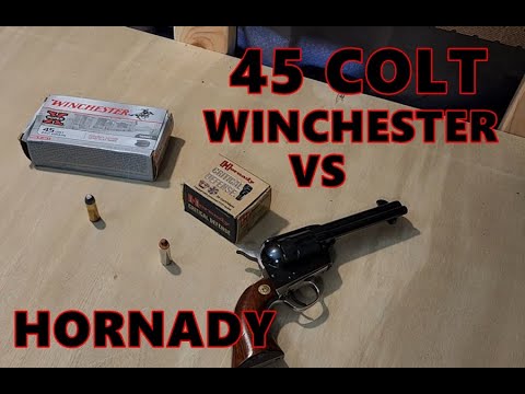 45 COLT WINCHESTER vs HORNADY COMPARISON