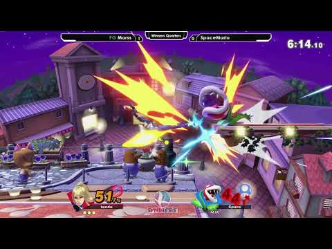 Smash Ultimate: PG | Marss (ZSS) V SpaceMario (Piranha Plant) - Synthesis 27 Tournament SSBU