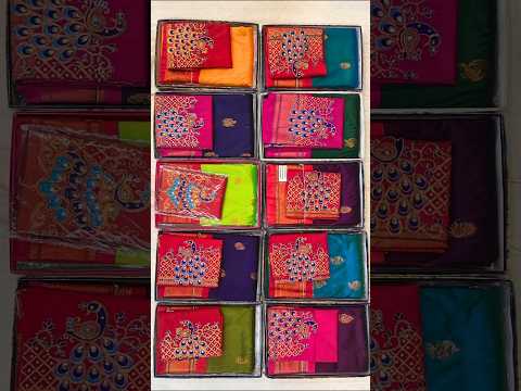Viral Paithani Sarees With Aari Work Blouse | Peacock Butti | Kalanjali Paithani | Rakhi Special 💖✨
