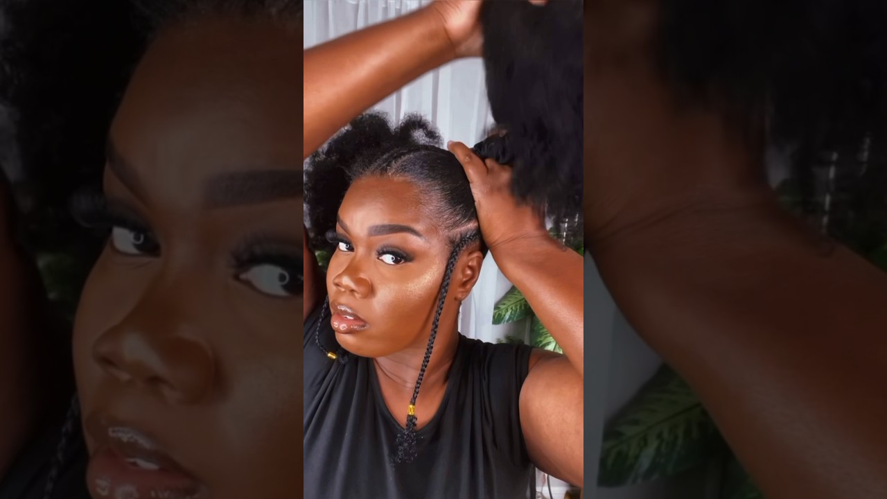 Afro Puffs on Natural Hair| Natural Hair Style #afropuff #naturalhair #naturalhairstyle