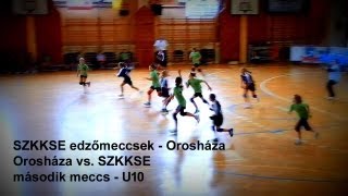 preview picture of video 'SZKKSE edzőmeccsek - Orosháza - Orosháza vs. SZKKSE - második meccs - U10'
