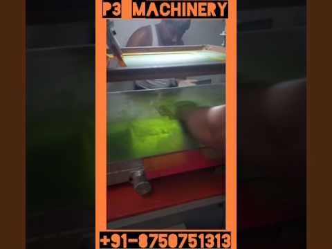 Semi Auto Screen Printing Machine