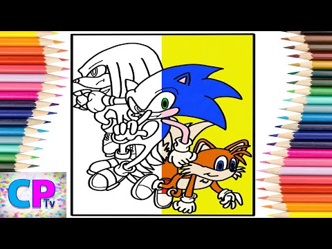 Sonic Team Coloring Pages/Sonic on IPad/@coloringpagestv /Syn Cole - Melodia [NCS Release]
