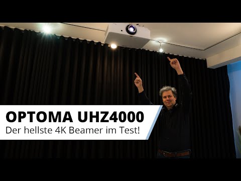 OPTOMA UHZ4000 - Der hellste 4K HDR Beamer fürs Wohnzimmer im ausführlichen Test