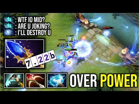 NEW OVER POWER CARRY..!! Aghanim Scepter IO Imba Passive Spirits Spawn 7.22b | Dota 2