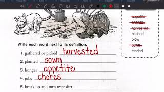 Reading Vocabulary