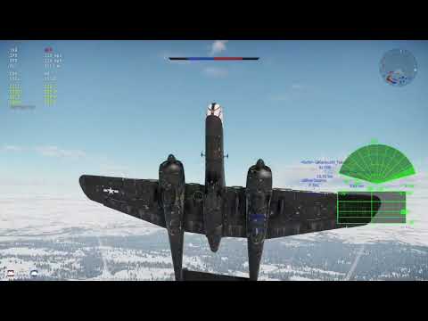 WarThunder - P-61C-1 - Widowmaker at Work