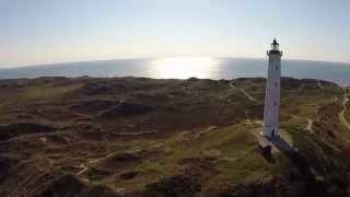 preview picture of video 'Lighthouse at the Danish West Coast'
