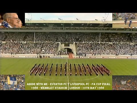 ABIDE WITH ME–FA CUP FINAL HYMN–EVERTON FC V LIVERPOOL FC – FA CUP FINAL 1986 – WEMBLEY STADIUM