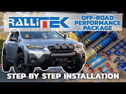 Crosstrek Full Suspension Kit - Step by Step Install  @rallitek_official and @bilsteinUS