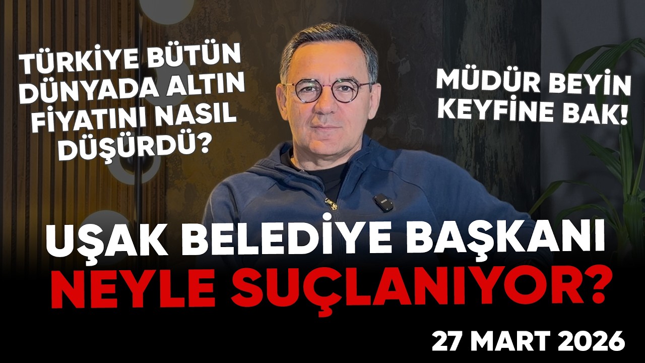 Deniz Zeyrek: "Uşak Belediye başkanı neyle suçlanıyor?" #uşakbelediyesi