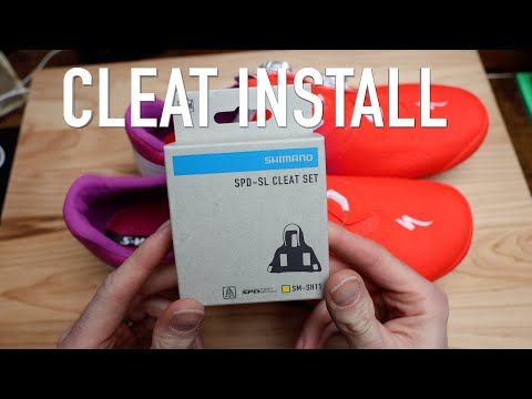 Shimano SPD-SL Cleat Install on Road Shoes