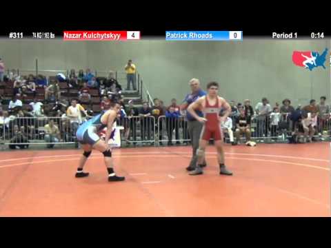 FILAJRFS: 74 KG / 163 lbs: Nazar Kulchytskyy (World Class) vs. Patrick Rhoads (Hawkeye WC)