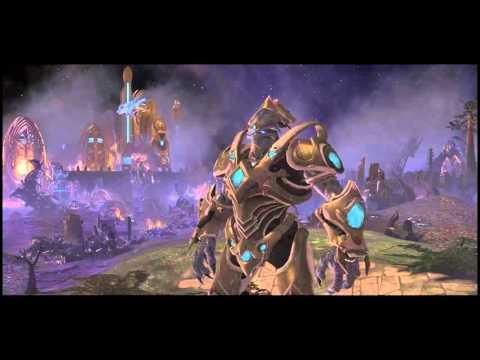 Protoss Defeat Screen in StarCraft II