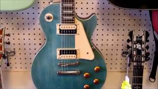 Video thumbnail for A Look at the Epiphone Les Paul Traditional Pro II Ocean Blue by JandW Music