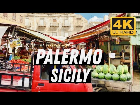 Palermo - Sicily - Italy I 4K I Summer Walking Tour ☀️