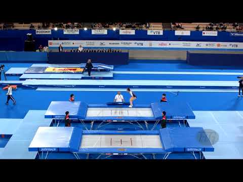 KASAPOGLOU Lila (GRE) W - 2019 Trampoline Worlds, Tokyo (JPN) - Qualification Trampoline R2
