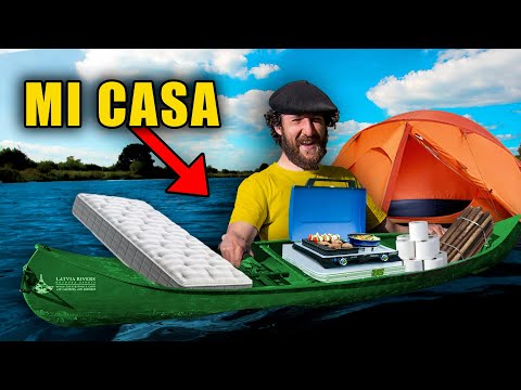 3 Días Viviendo en una CANOA AUTOSUFICIENTE
