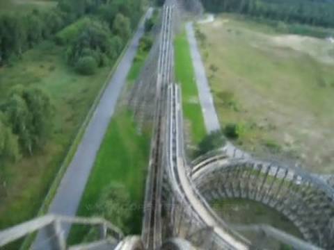 Colossos Front Seat on-ride POV Heide Park