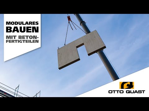 Modulares Bauen mit Betonfertigteilen von OTTO QUAST