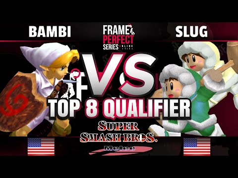 FPS5 Online - Bambi (Young Link) vs. BLE | Slug (Ice Climbers) - Melee Top 8 Qualifier