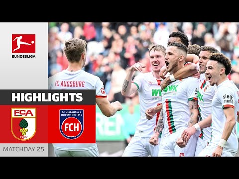 Resumen de FC Augsburg vs Heidenheim Jornada 25