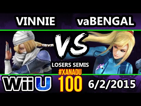Xanadu 100 - iQHQ | Vinnie (Sheik) Vs. sN | vaBengal (ZSS, Pikachu) SSB4 LS - Smash 4