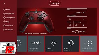 PDP Control Hub |  PDP Deluxe Wired Controller for Xbox One & Windows | Crimson Red