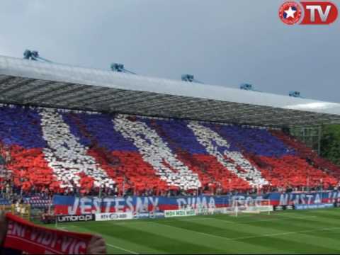 Oprawa kibiców przed meczem Wisła - Legia (1:0)