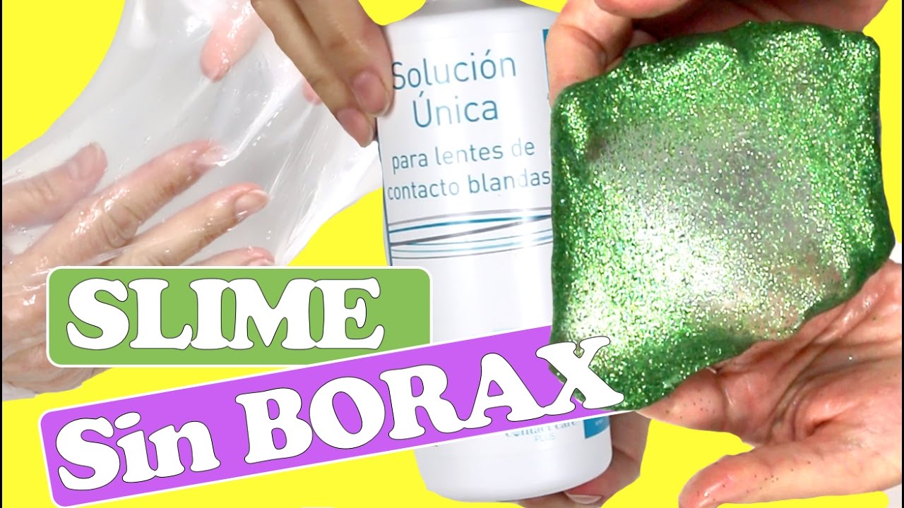 Cómo hacer Slime transparente con liquido de lentillas y espuma de afeitar. Ideas FACILES DIY