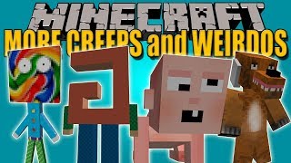 MORE CREEPS AND WEIRDOS MOD - Mobs muy RAROS! - Minecraft mod 1.8.9 y 1.10.2 Review