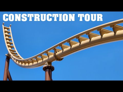 Up Close & Personal: Snoopy's Soap Box Racers Construction Tour | Kings Island New Ride 2024