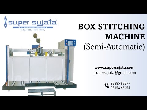 SUPER SUJATA Semi Automatic Stitching Machine