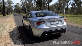 2015 Toyota 86 GTS 0-100km/h & engine sound