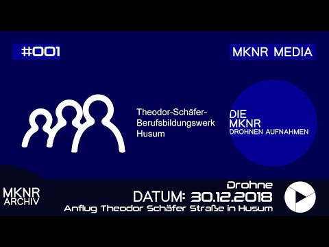 TSBW Husum - Anflug Theodor Schäfer Straße in Husum | Drohnenvideos