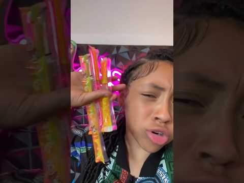 Gummy jello straws candy review #shortsfeed #shorts #candyreviews #gummy