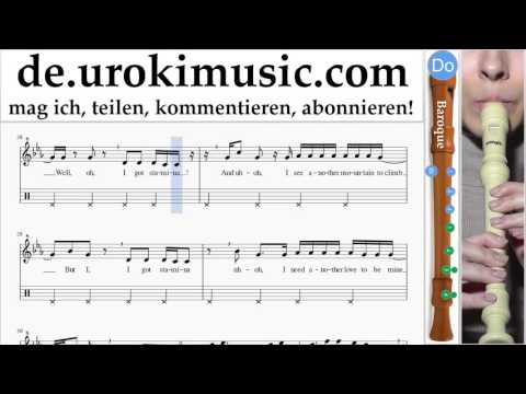 Blockflötenunterricht B. Sia - The Greatest Teil#2 um-995