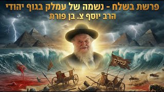 פרשת בשלח - נשמה של עמלק בגוף של יהודי | הרב יוסף צ. בן פורת - תשפ"ו (הרב יוסף צבי בן פורת) - התמונה מוצגת ישירות מתוך אתר האינטרנט יוטיוב. זכויות היוצרים בתמונה שייכות ליוצרה. קישור קרדיט למקור התוכן נמצא בתוך דף הסרטון