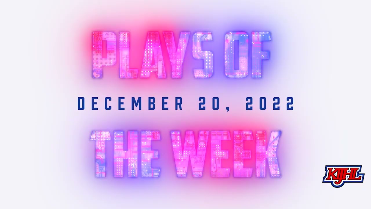 KIJHL Plays of the Week - December 20, 2022