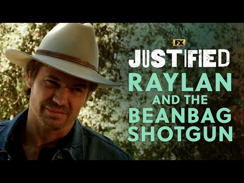 Raylan and the Beanbag Shotgun - Scene | Justified | FX