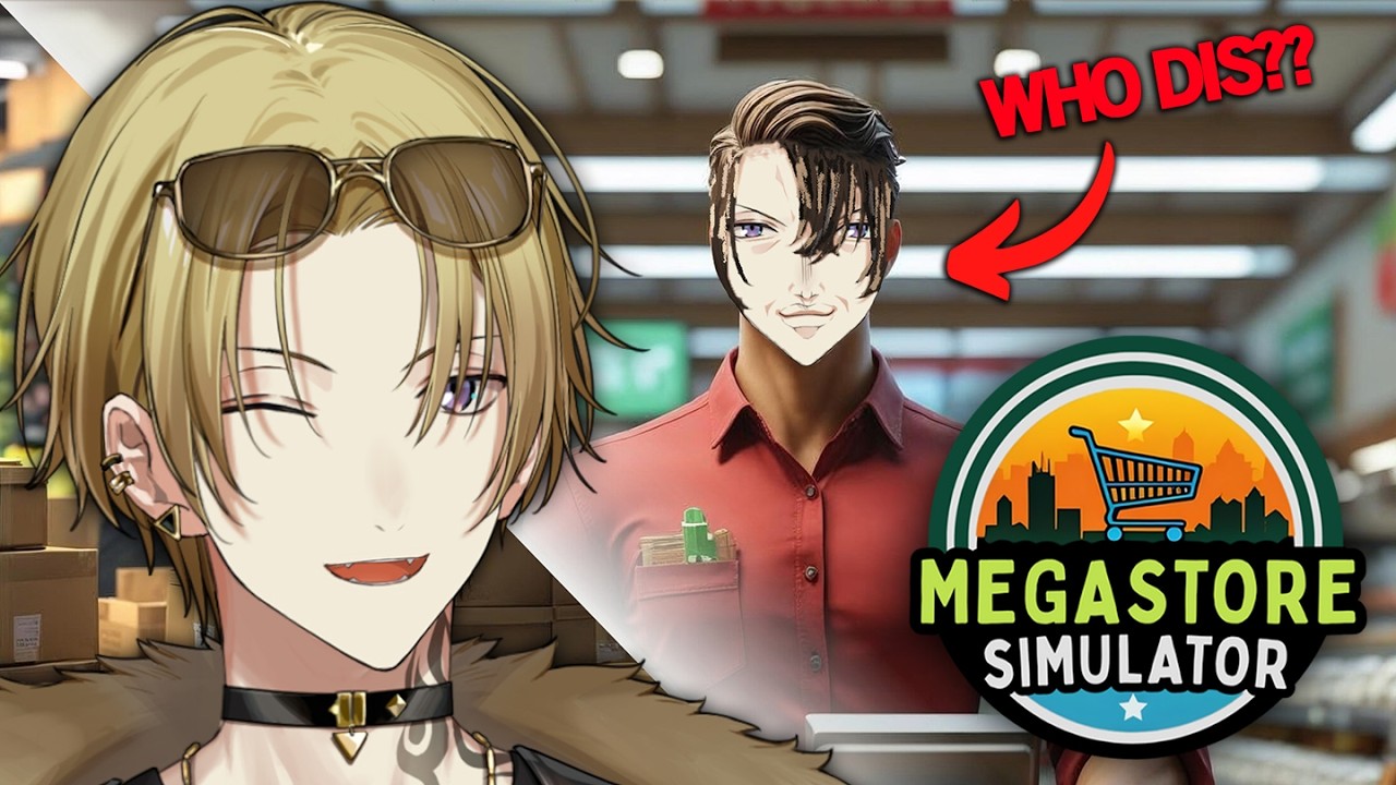【Megastore Simulator】MAKING THE BIGGEST NIJISANJI STORE【NIJISANJI EN | Luca Kaneshiro】