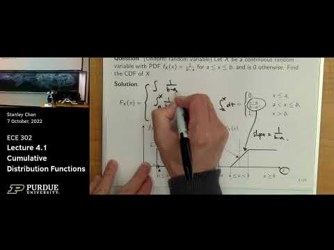 Lecture 17 Cumulative Distribution Function (Continuous)