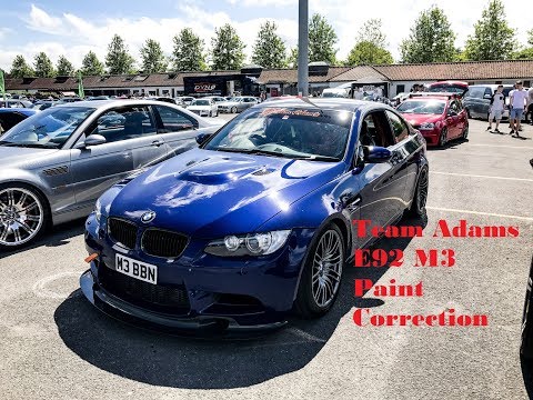 Dual action polish E92 M3 trackcar