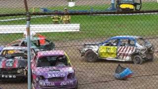 preview picture of video 'Part OneDemolition Derby Gensee county fair ny.Flagman dies next day 26th'