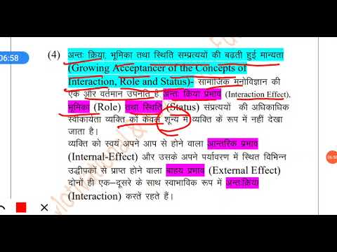 Current trends of Social psychology  सामाजिक मनोविज्ञान की वर्तमान उपणतियाँ