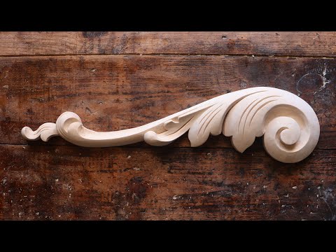 wood carving ornament